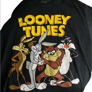 Black and yellow looney tunes shirt